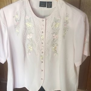NWT Laura Scott Pink Blouse 20W